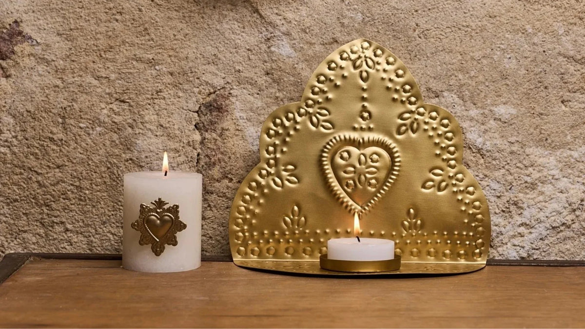 Resplandor - Bougeoirs muraux Ex-voto
