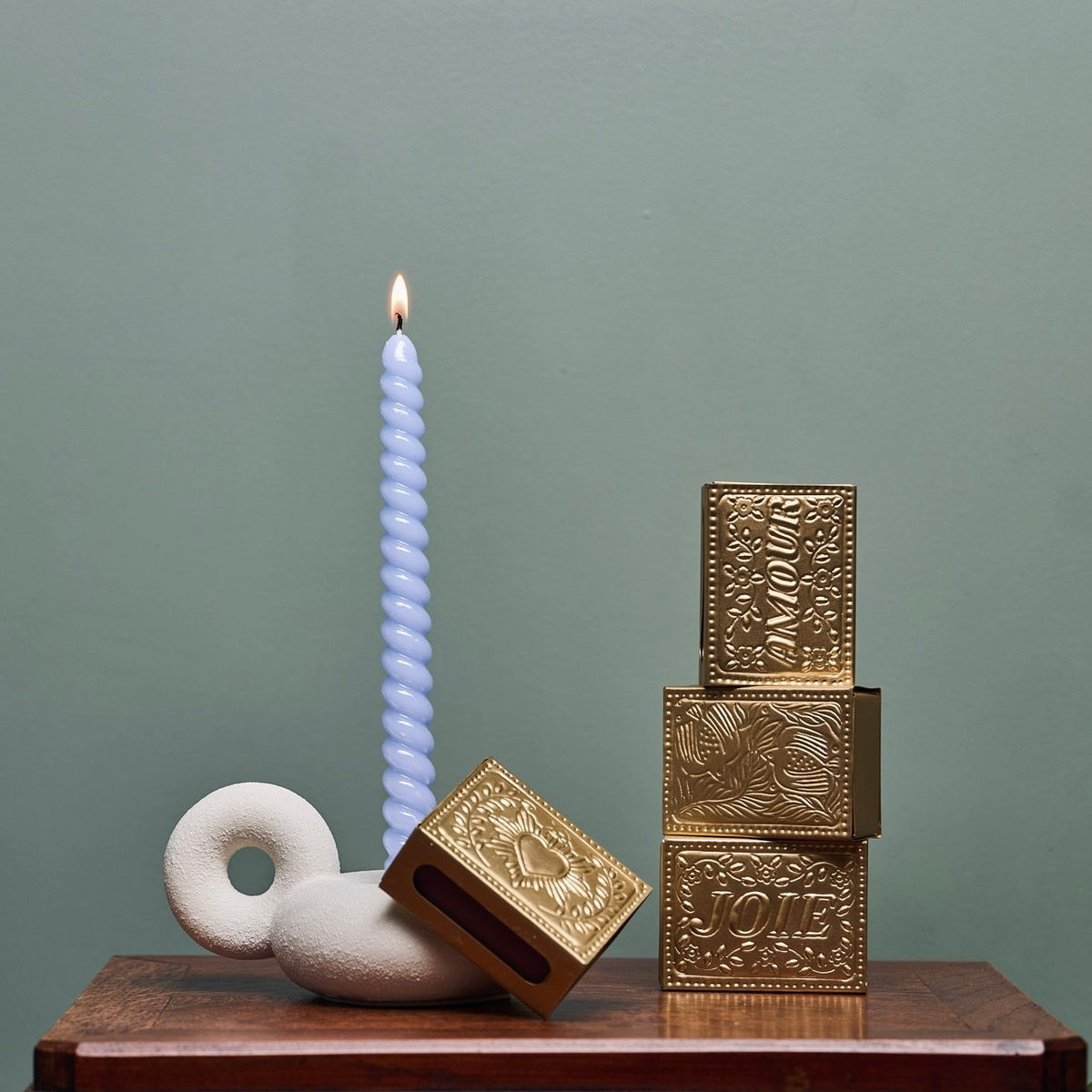 Écrin d'allumettes Palomba  - Vase et écrin d'allumettes