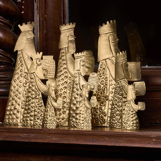 Crèche les trois mages à poser ou accrocher  - Crèche