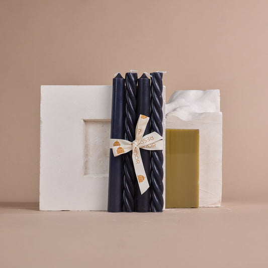 Quatre Bougies torsadées & droites  - Accessoires