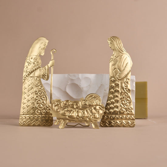 Crèche Sacra Famiglia à poser ou accrocher  - Crèche