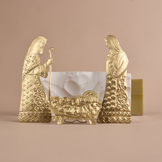 Crèche Sacra Famiglia à poser ou accrocher  - Crèche