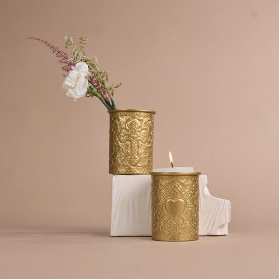 Vase lumière Borgioc - Vase et écrin d'allumettes