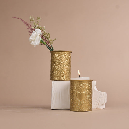 Vase lumière Borgioc - Vase et écrin d'allumettes