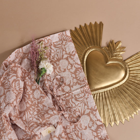 Pochette en blockprint Indien  - Accessoires